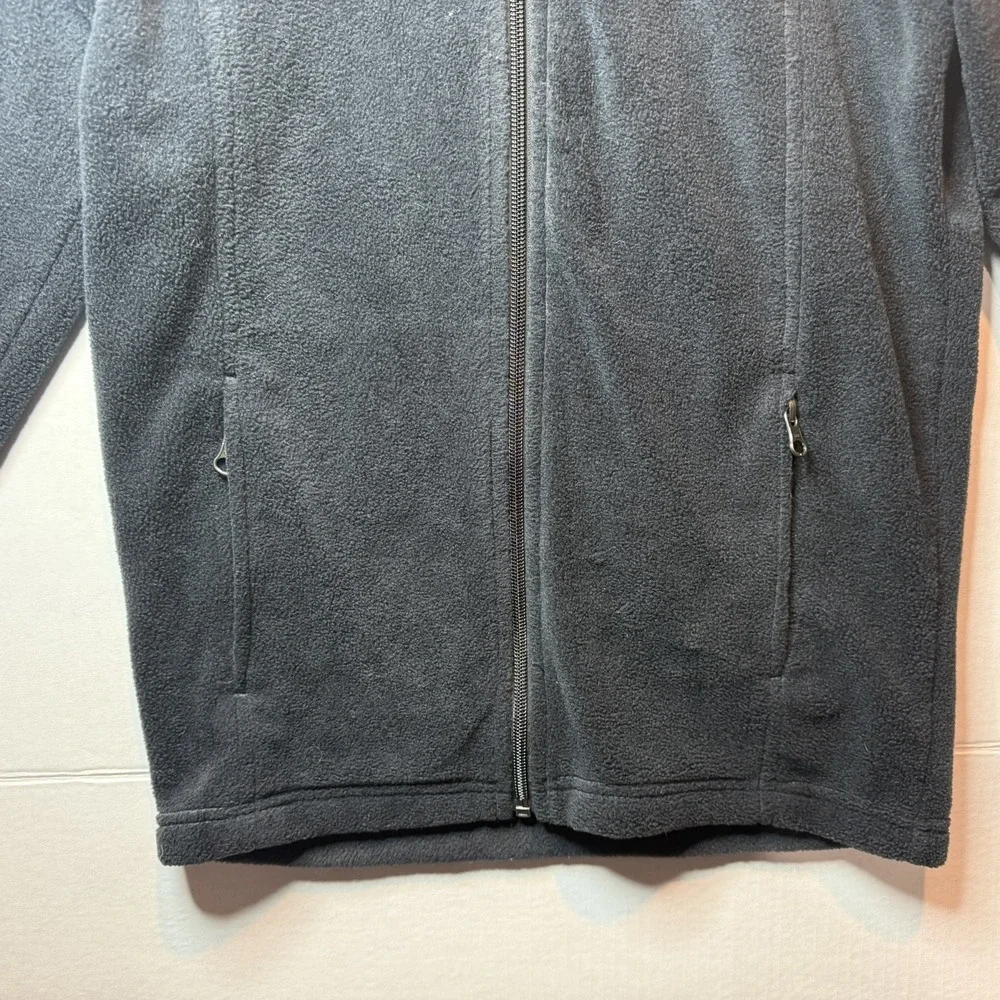 Columbia Youth Kids Size M (10-12) Fleece-Lined Jacket Black Full Zip